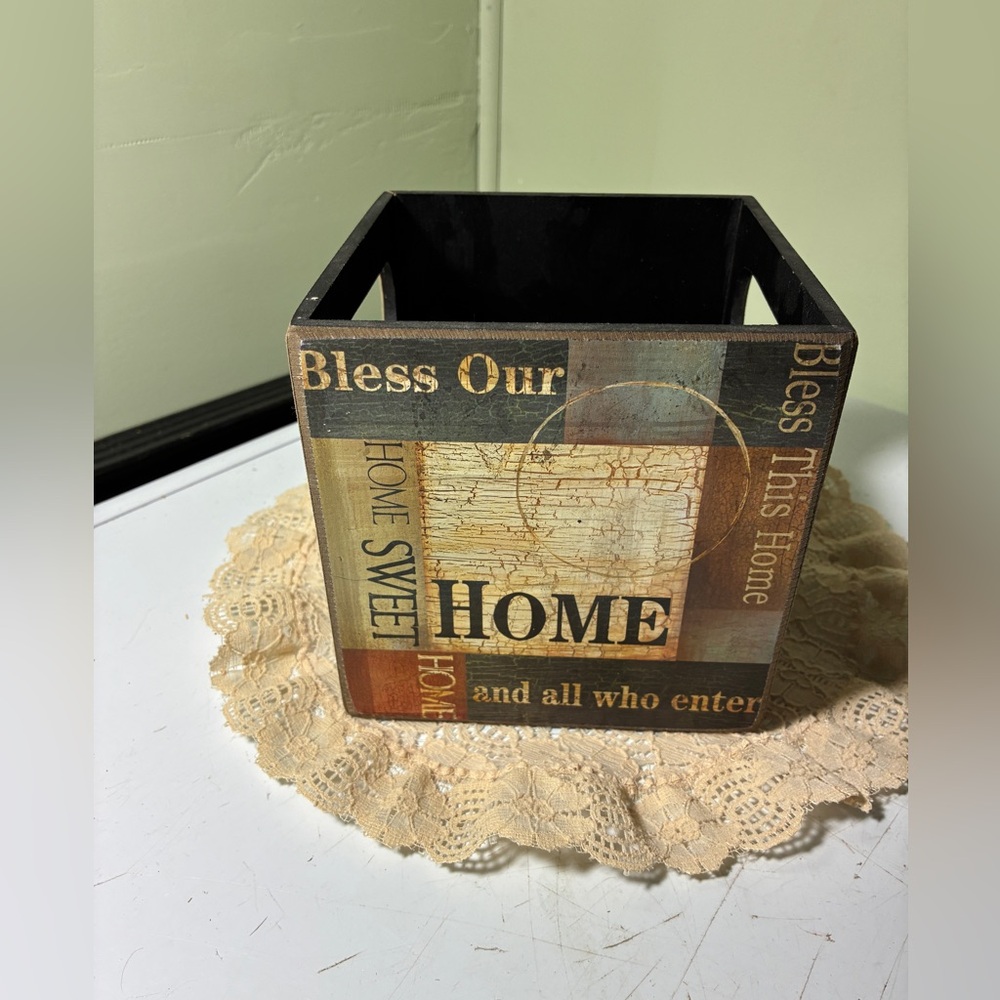 Home Accents Bless Our Home Decorative Box